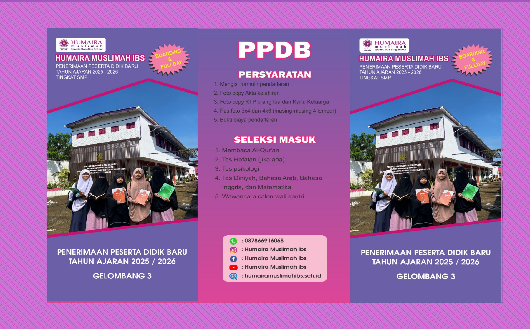 ppdb Humaira Islamic Boarding School